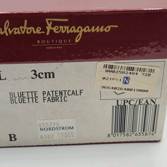 Salvatore Ferragamo Black Microfiber Mules size 8B - Picture 2 of 13